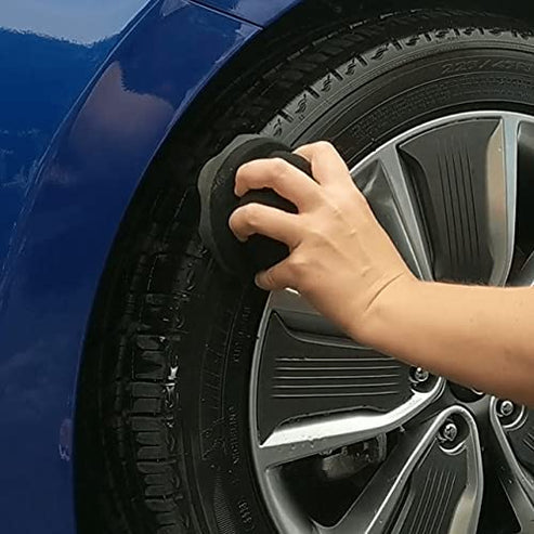 EZ Shine Applicator – Hex Grip Foam Tire Dressing Applicator (1-Pack)